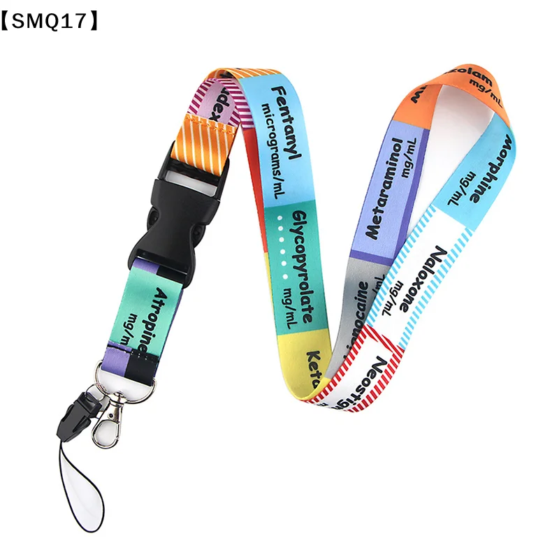 Ransitute  Lanyard Credit Card ID Holder Bag Doctor Nurse Student Women【SMQ】