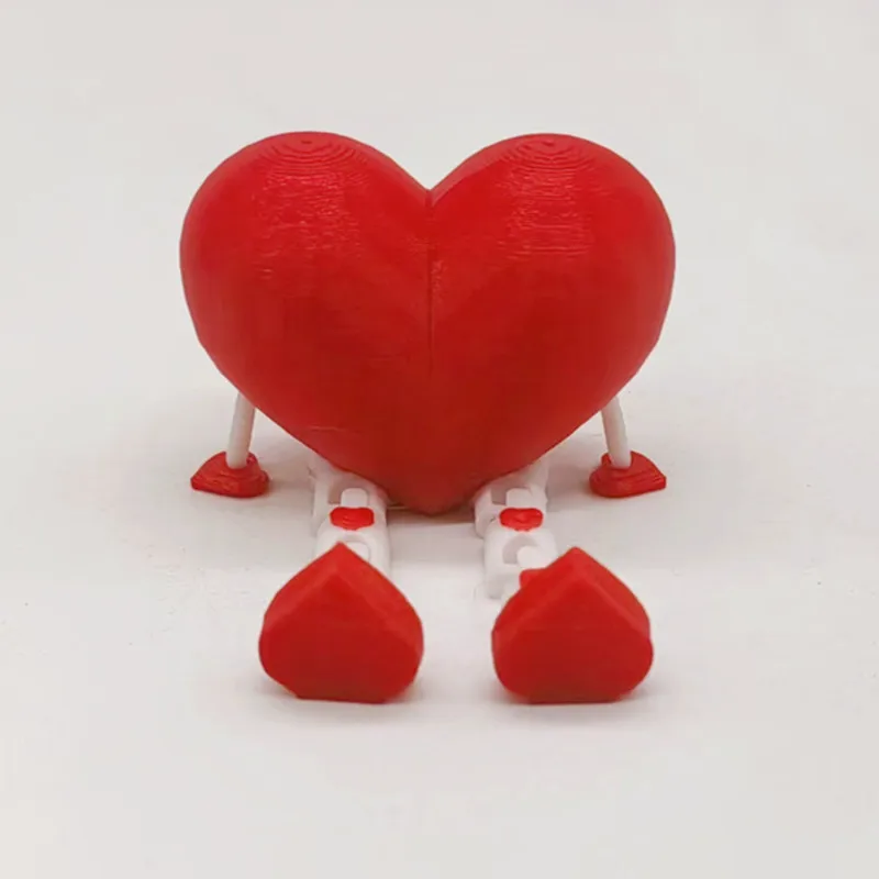 3D Printing Love Ornament PLA Eco-Friendly Flexible Model Romantic Valentine's Day Gift For Couple Self-Love Present Home Office