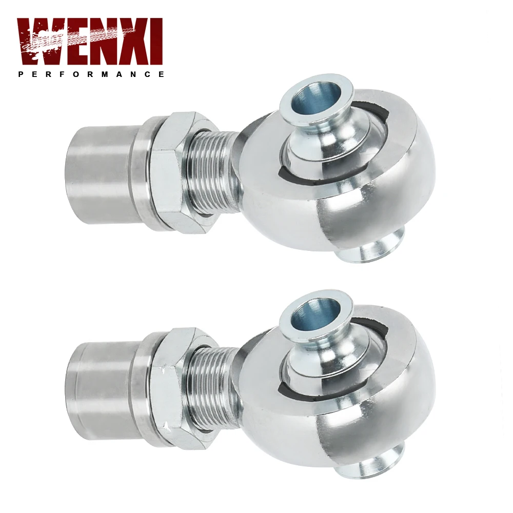 2 قطعة 1.25 ''هيم المشتركة قضيب نهاية عدة اليد اليسرى واليمنى الموضوع 1 1/4'' المفاصل المعالجة الحرارية كرومولي مع محول أنبوب دائري #1