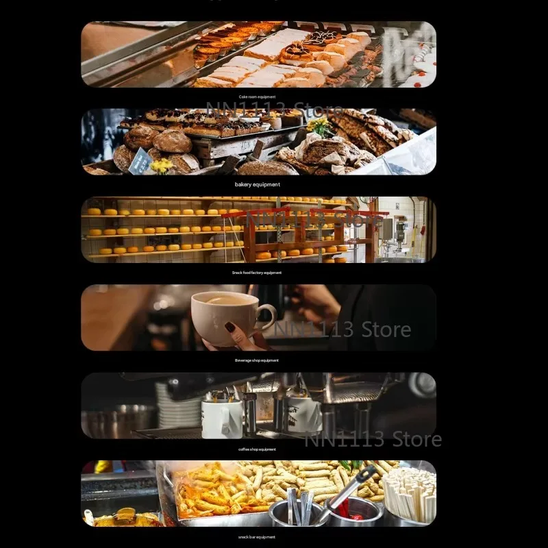 فرن محمول تجاري وظيفة أوتوماتيكية صديقة للبيئة انبعاثات منخفضة معتمدة لأوروبا وفاكهة الكيك