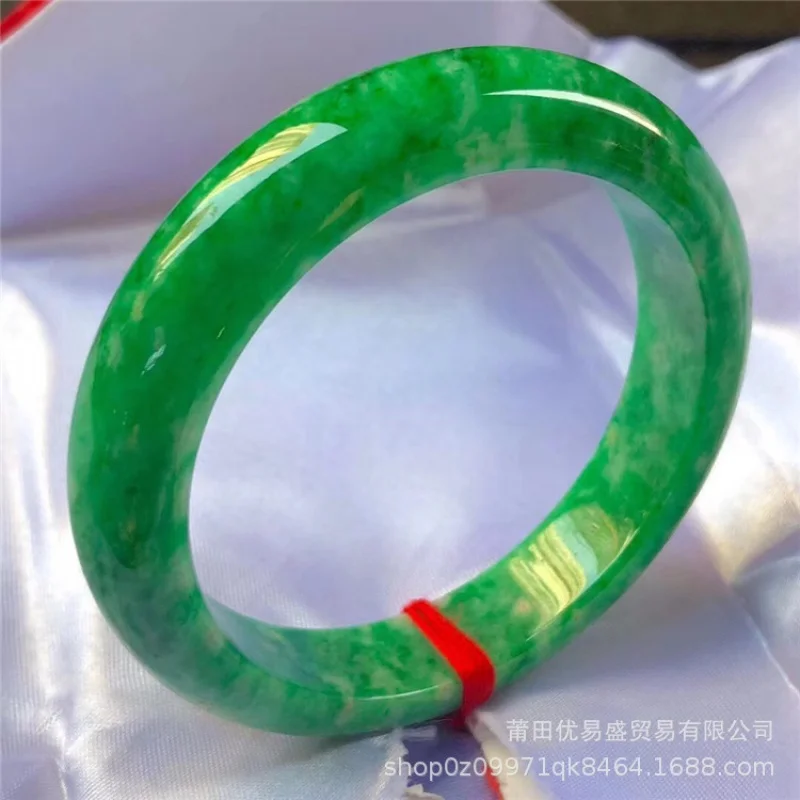 

Sun Green Spicy Bracelet Positive Ring Gift Jade Bracelets Myanmar with Certificate