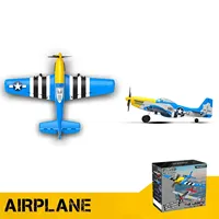 Volantex 761-5v2 Blue P-51d Rc Four-channel Remote Control Airplane Model Electric Foam Rc Aircraft Children Outdoor Toy