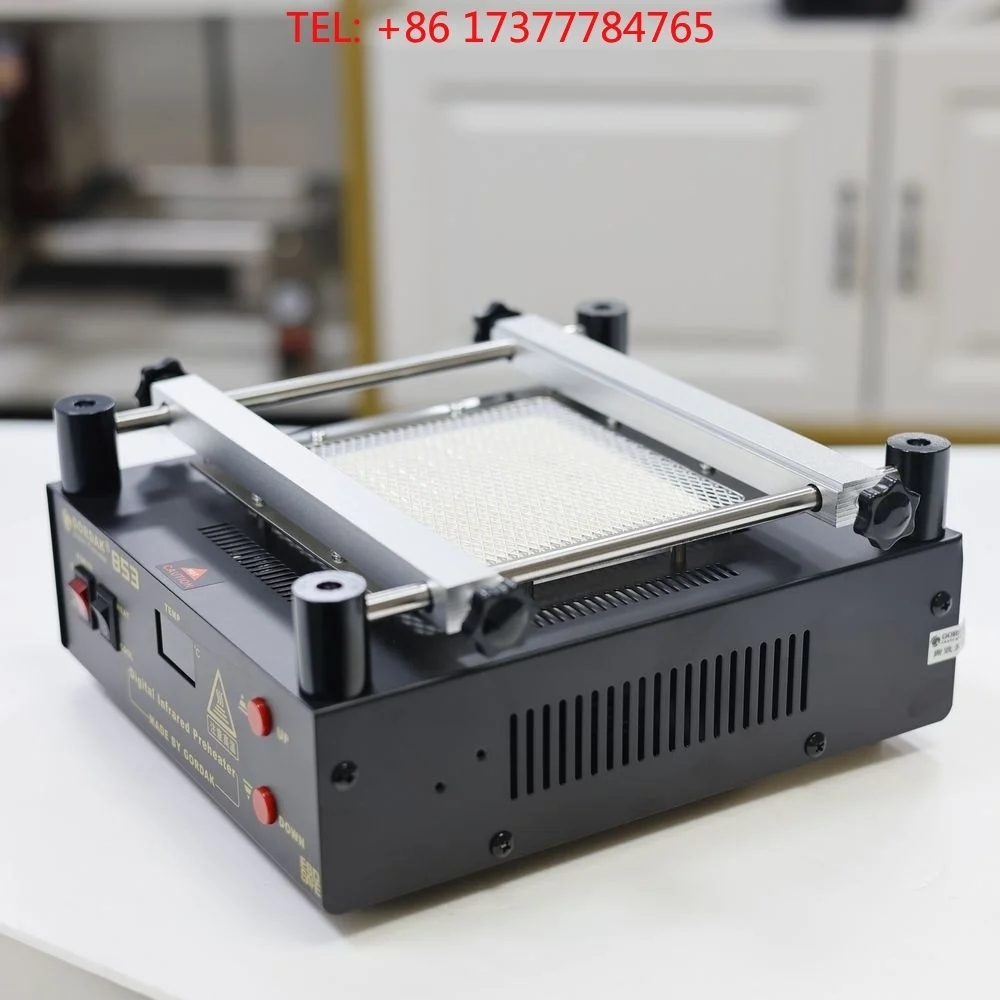 853 IR Preheater BGA Disassemb and Assemb Heating Soldering Station PCB Board Desoldering BGA Rework Station