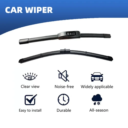 Imagen 2 del producto Escobilla limpiaparabrisas delantera y trasera LHD para BMW X5 E53 E70 F15 G05 2000 - 2023 3 piezas accesorios para ventana de parabrisas 2010 2015 2020