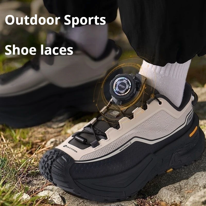 Swivel Buckle Laces Easy installation Automatic Shoelaces Without ties Thick Rope Outdoor Sneakers Shoelace Shoe Accessories image 4