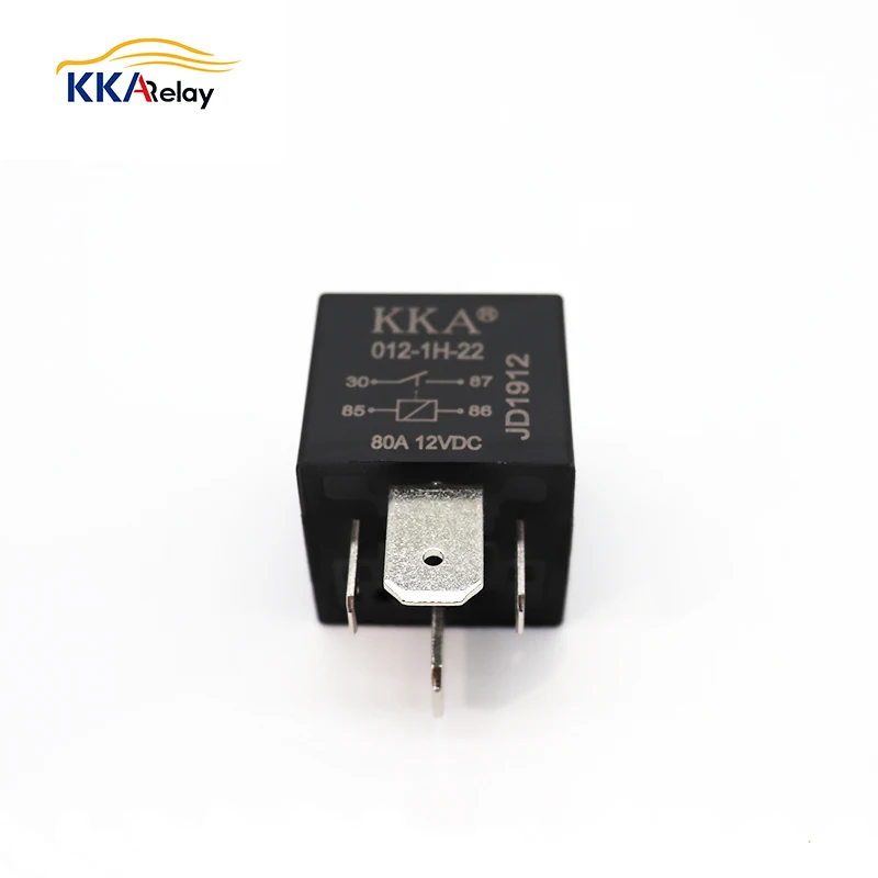 25Pcs/Pack 12V/24V4pin/5pin 80A Automotive Relay with Metal Bracket, High Quality Car Relay for Auto/Motorcycle