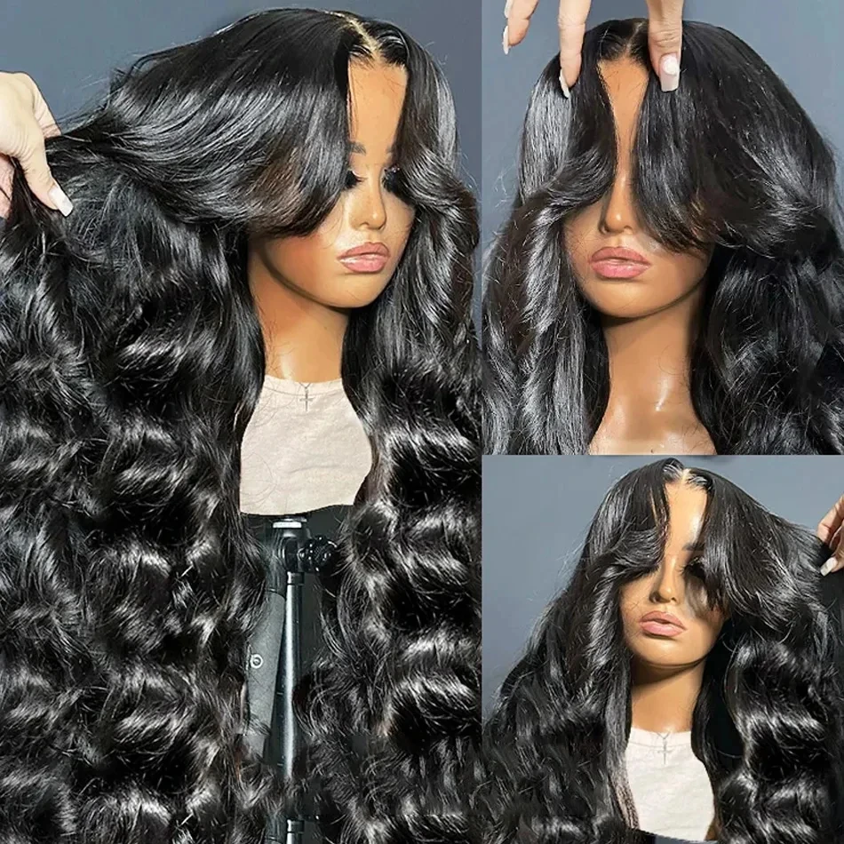 13x4 13x6 ลูกไม้ด้านหน้าผมมนุษย์ Wigs 100% Body Wave โปร่งใสลูกไม้ด้านหน้าวิกผมผมมนุษย์เต็มลูกไม้ปิดผมบราซิล