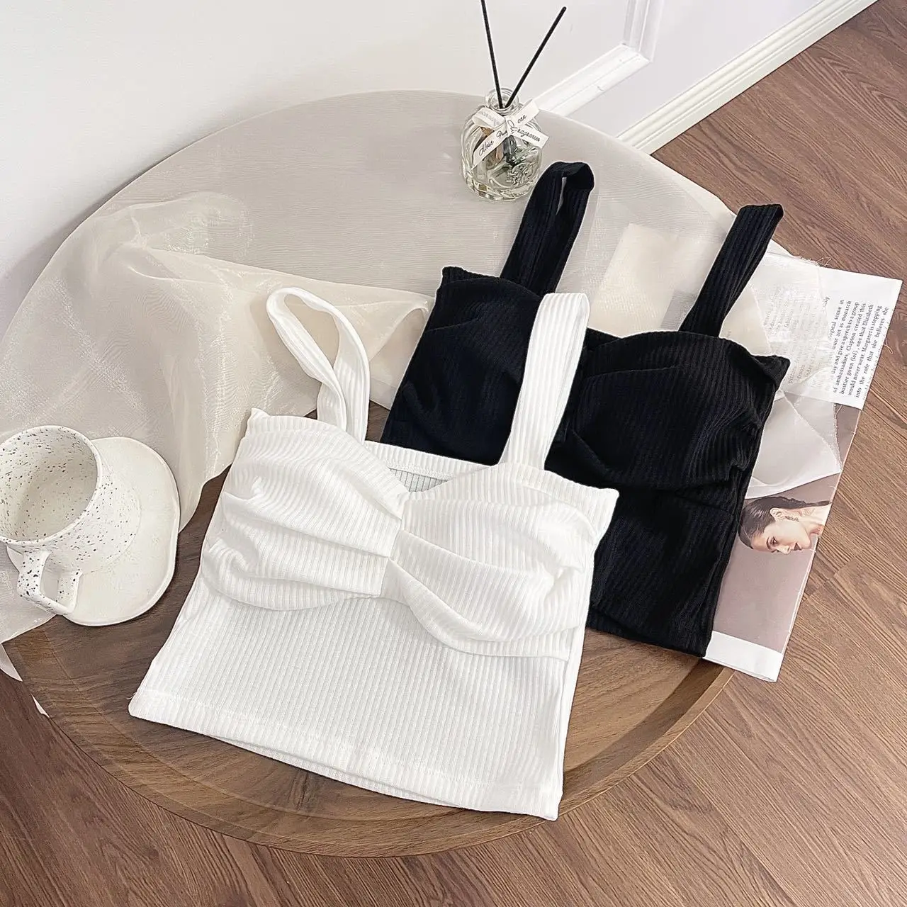 Tanks Camis Women Gothic Harajuku Backless Lace Cropped Vest Sleeveless Retro Y2K Sexy Clubwear Summer Evening Partywear Vintage