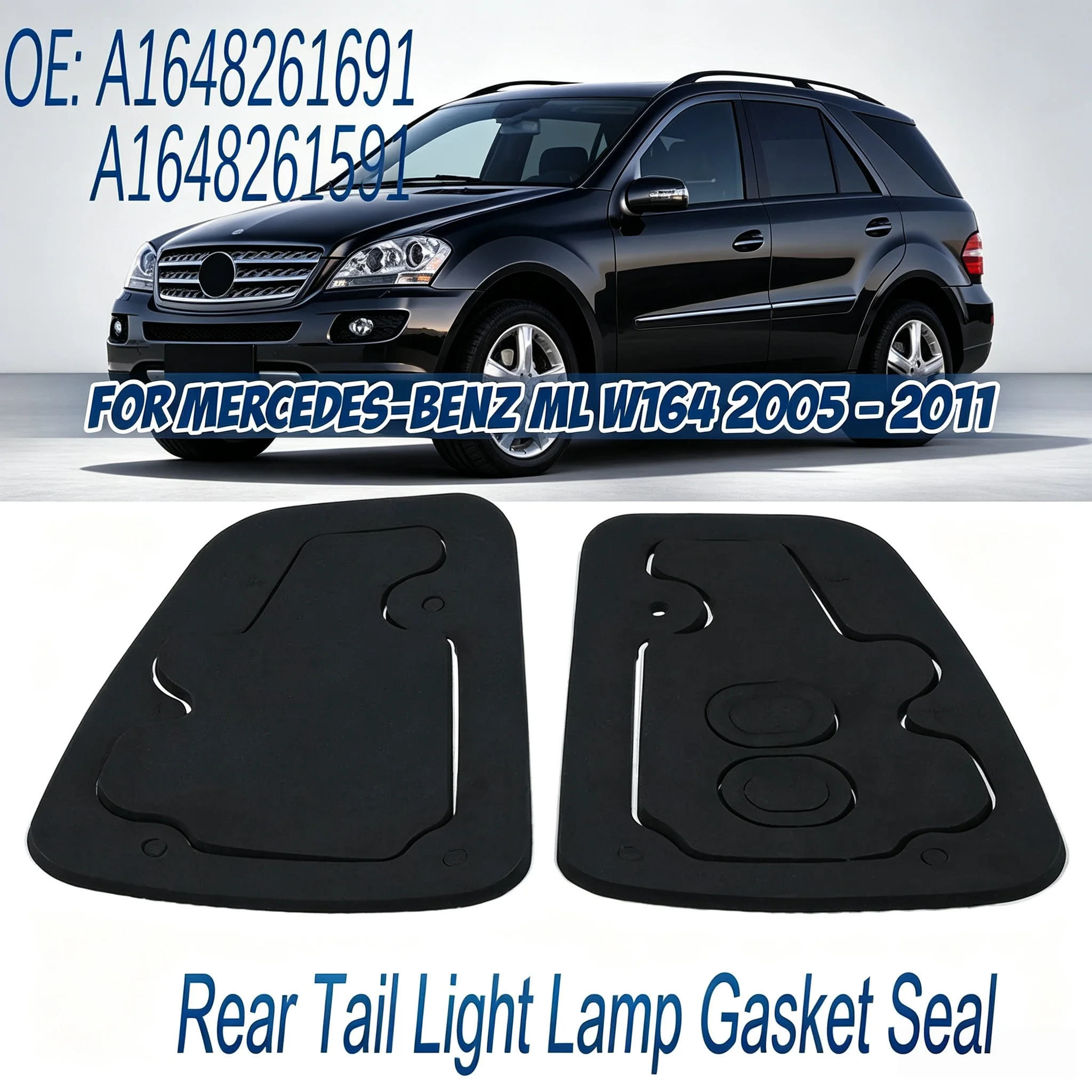 Für Mercedes Benz ML W164 2005 2006 2007-2011 A1648261691 A1648261591 Lichtdichtung Auto Rückbremslicht-Dichtung Rücklicht-Dichtung – Detail 1
