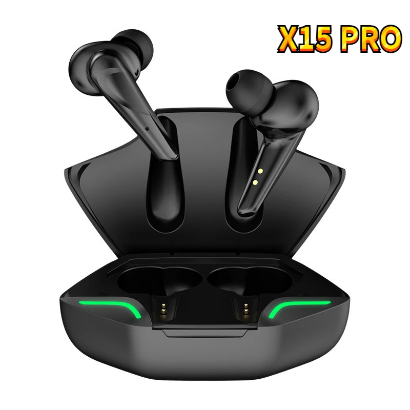 X15 Wireless Gaming bluetooth Headset TWS 5.0 Stereo Earbuds Low Latency Earphone Bluetooth Headphone With Mic for iPhone Xiaomi