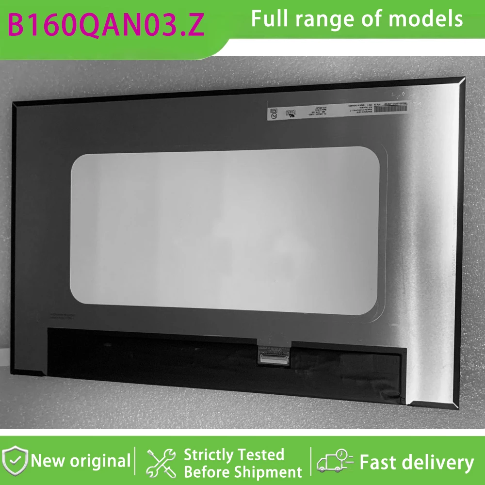 B160QAN03.Z 16.0 Inch Wqxga 10 Aspect Ratio Ips Grade Lcd Display Panel Matte Non-touch  120hz Refresh Rate for Laptop