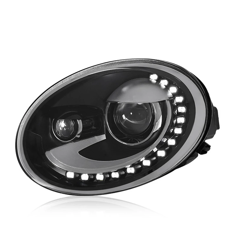 LED Headlight Assembly for Volkswagen vw Beetle 2013-2020 Modified Deluxe Style Turn Signal Daytime Running Light Clearance Lamp