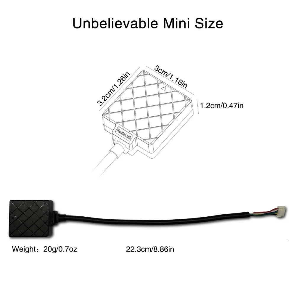 Sterownik lotu Radiolink Crossflight 2-12S 10 PWM FC z OSD TS100 M10N M8N GPS