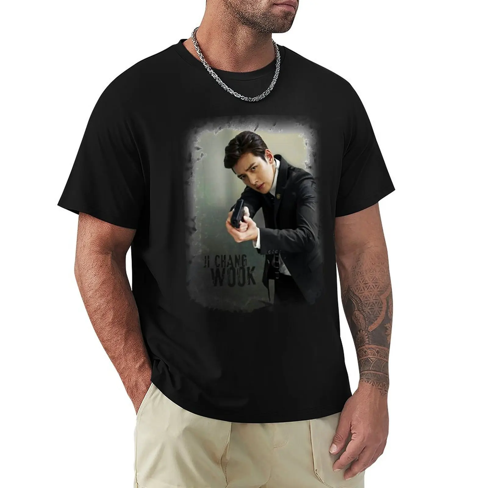 

Ji Chang Wooks T-Shirt Breathable Lightweight Summer Top