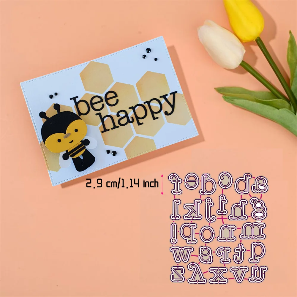 New May 2022 Alphanumeric Compilations Metal Cutting Dies DIY Scrapbooking Photo Album Decorative Embossing PaperCard Crafts Die