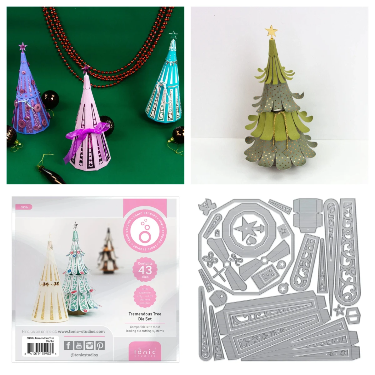 

Metal Cutting Dies for DIY Scrapbooking Crafts Handmade Photo Album Diary Decoration 2025 July New Tremendous Tree Die Set