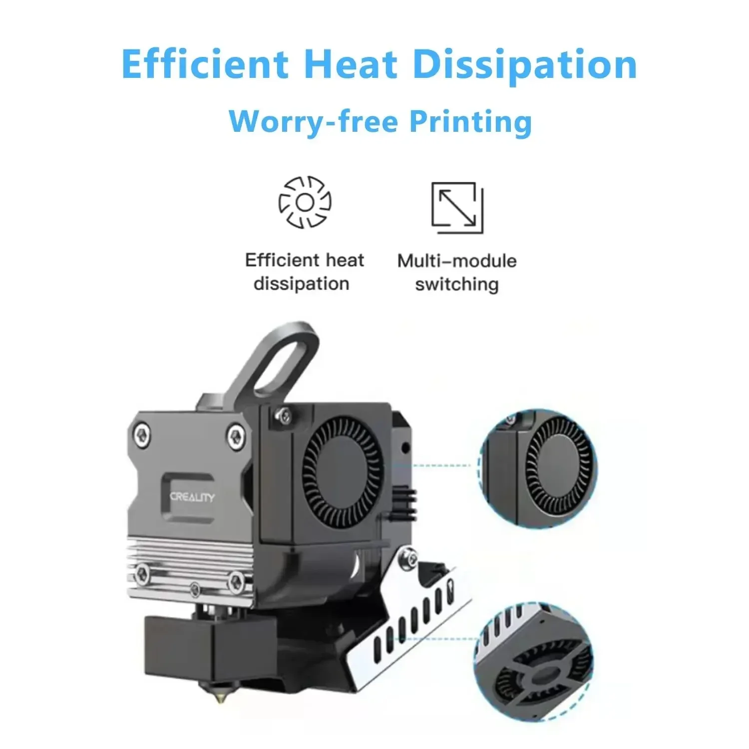 Imagem -04 - Creality-sprite Extrusora Pro Dual Gear Direct Drive Ender Pro Max v2 Ender3 s1 Cr10 Smart