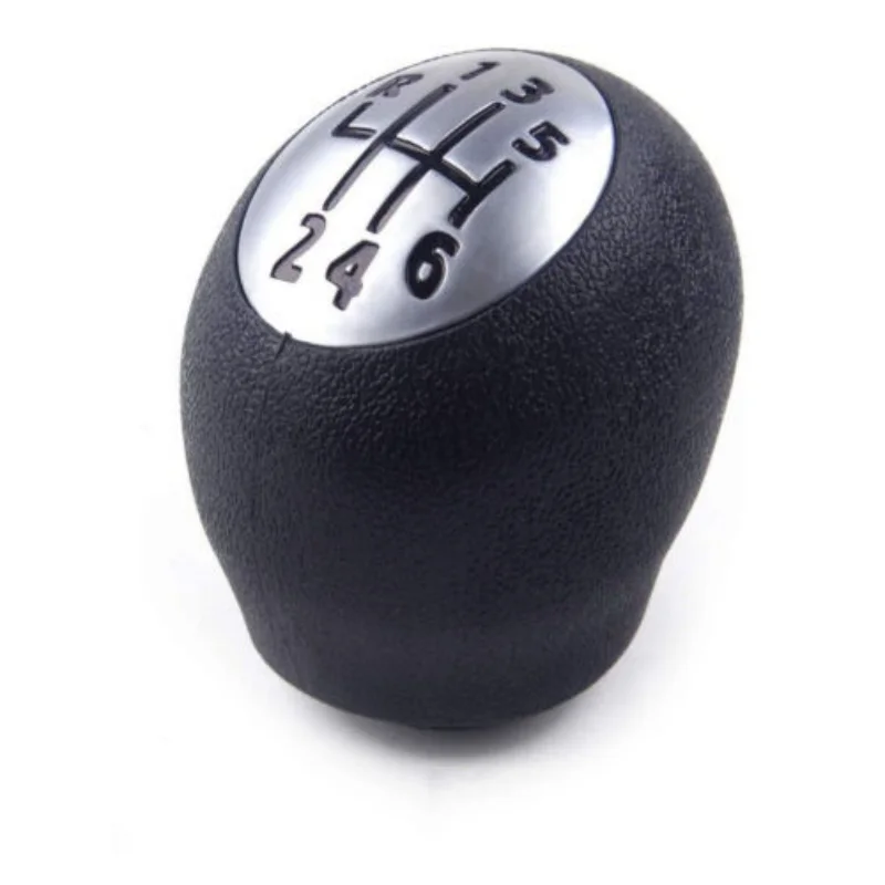 6 Speed Car Gear Shift Knob Leather Handleball For Renault Megane MK3 Clio Laguna For Nissan For Vauxhall Interior Accessories