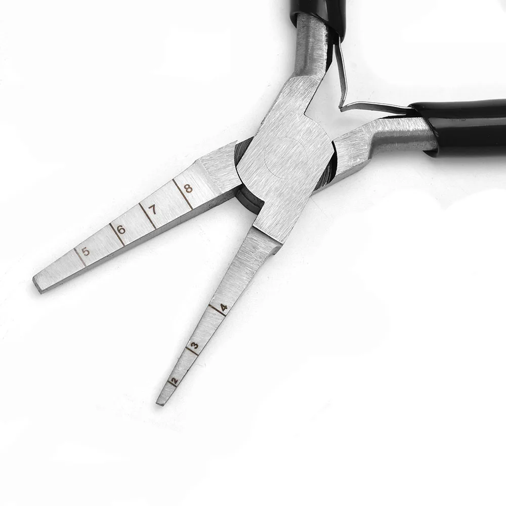 Precision Round /Square Nose Pliers (2~8mm Loops) Wire Looping Pliers for Beading Jewelry Making and Wire Forming