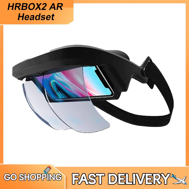 HRBOX2 3D Smart Ar Glasses Video Augmented Reality Ar Headset For Smartphones Vr Glasses 3D Video And Game Augmented Reality