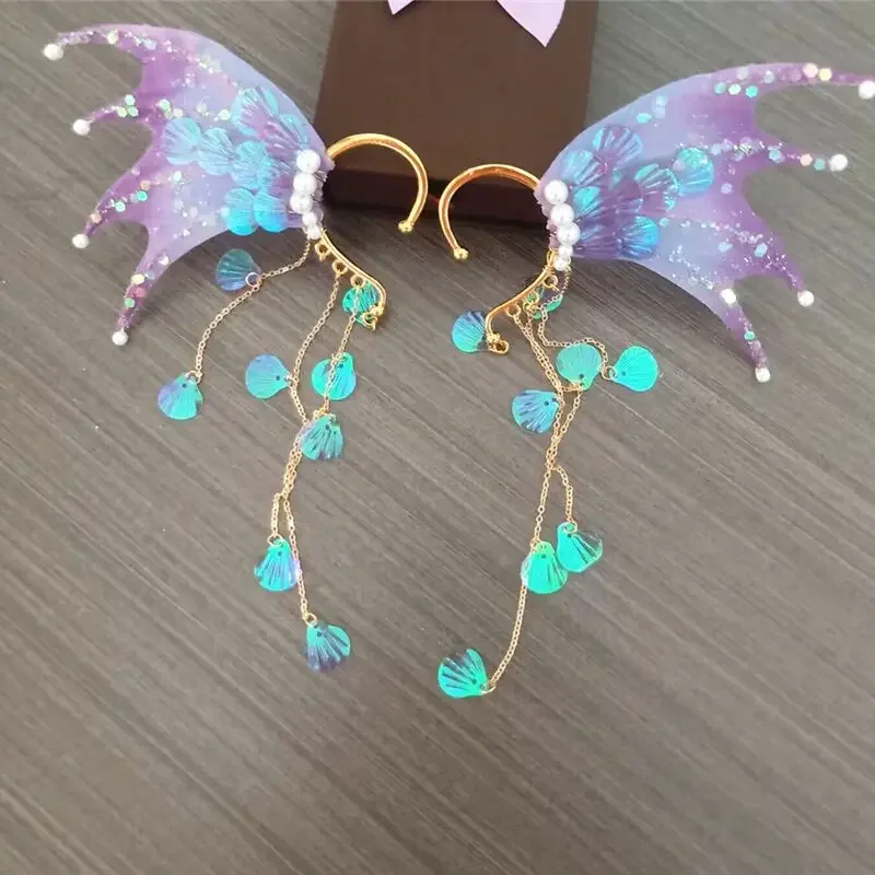 Meerjungfrau Elfenohren Kopfschmuck Prinzessin Fee Haarschmuck Studio Fotografie Requisiten Halloween Cosplay Party Kopfbedeckung