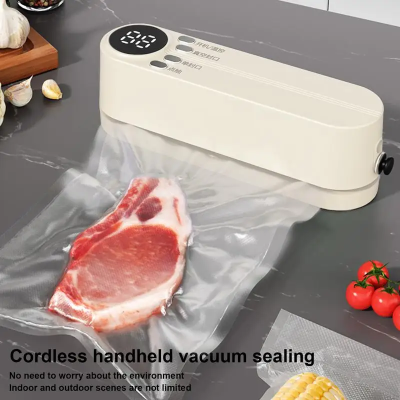 

USB charging vacuum sealer fully automatic mini sealing machine household vacuum food bag laminator vacuum filling machine