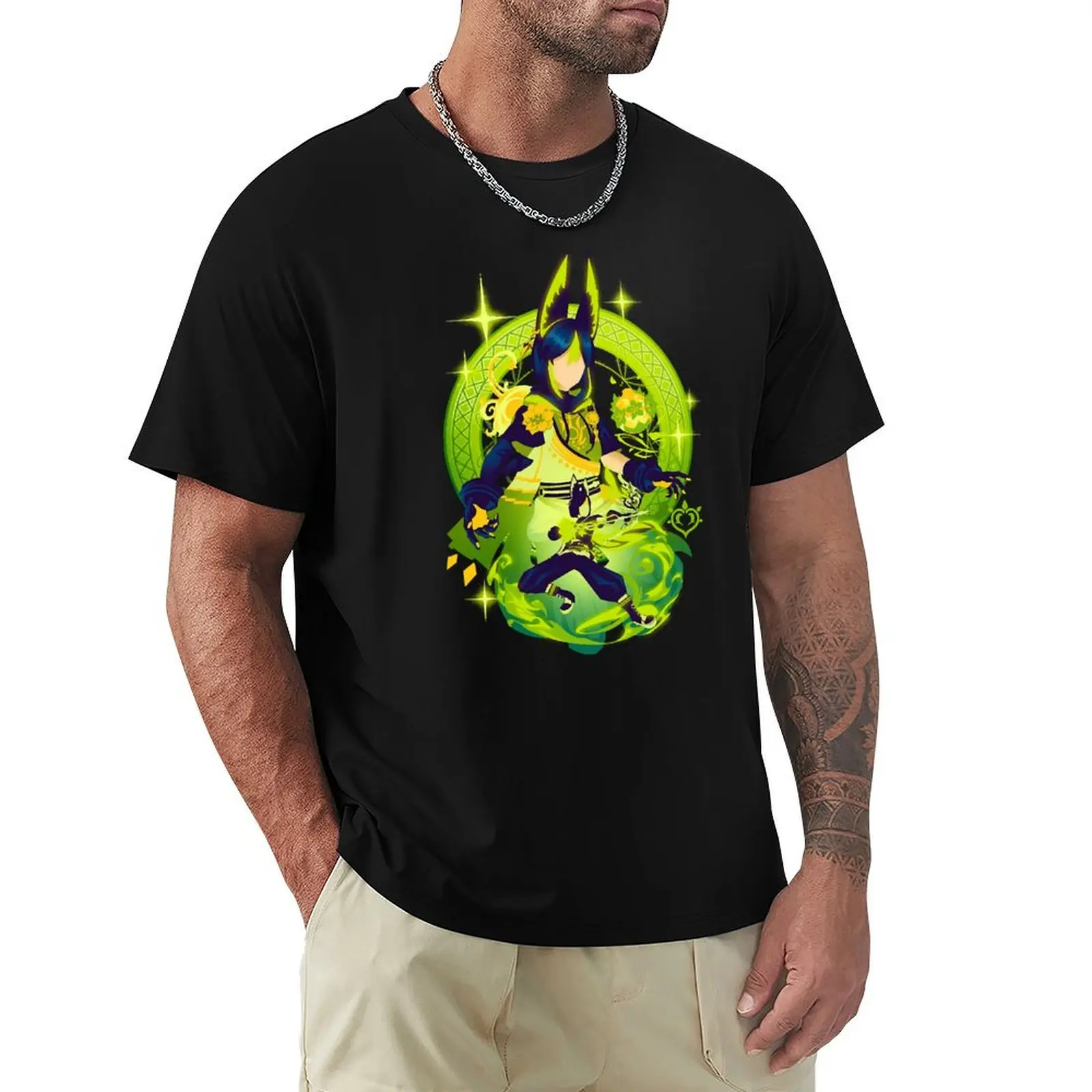 Verdant Strider Tighnari - Tshirt T-Shirt shirts graphic baggy shirts vintage anime shirt mens designer clothes