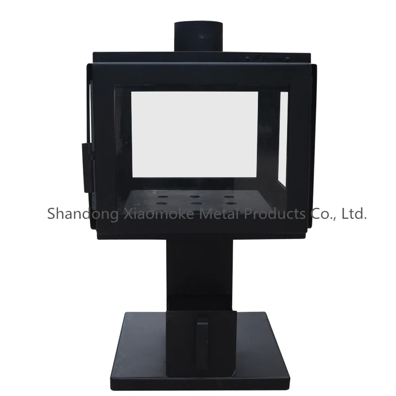 Customized Trendy Home Indoor Metal Fireplaces Stove Wood Burning Oven