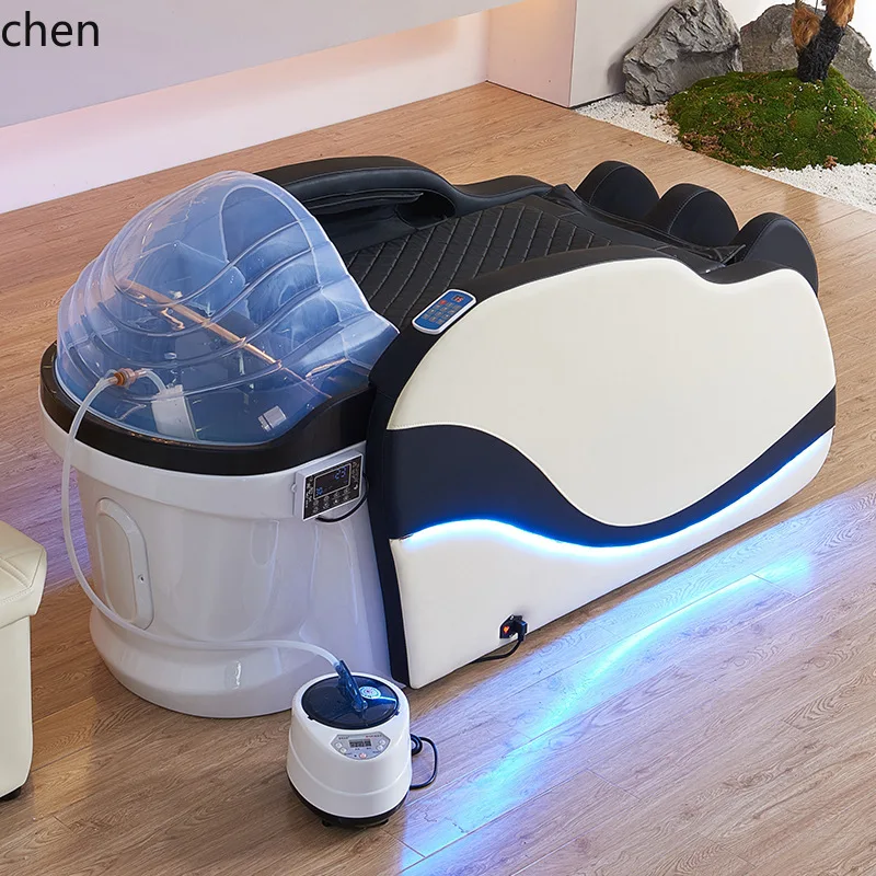 CZ Electric Hair Washing Bed Steaming Beauty Hair Care Herbal Medicine Water Circulation Flushing Bed