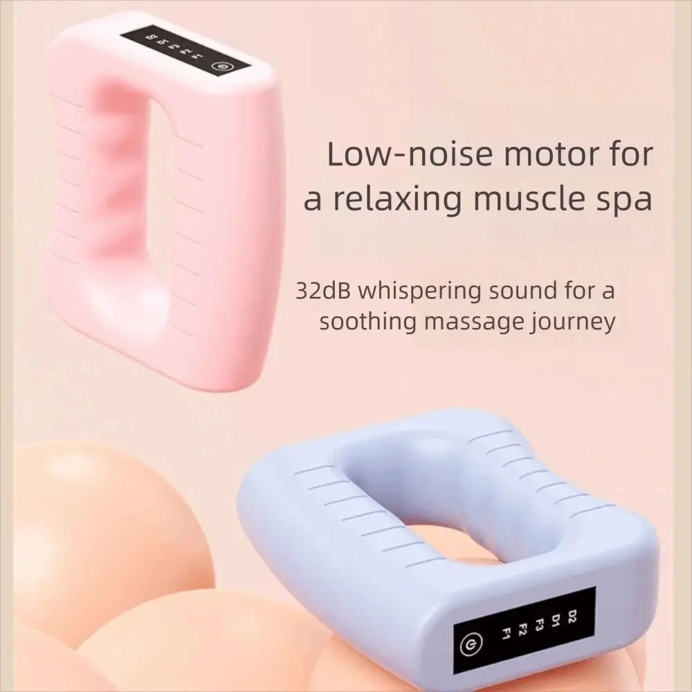 

Портативное электрическое массажное кольцо для фасции, 5 режимов вибрации, регулируемая скорость, ручной массажер для мышц, компактный размер, эргономичный