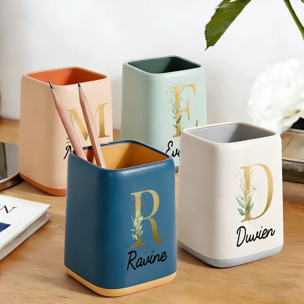 Personalized Pen Holder,Original Gift for Her,Storage Pen Cup,High-end Office Accessories,Corporate Gifts,Rewards for Students