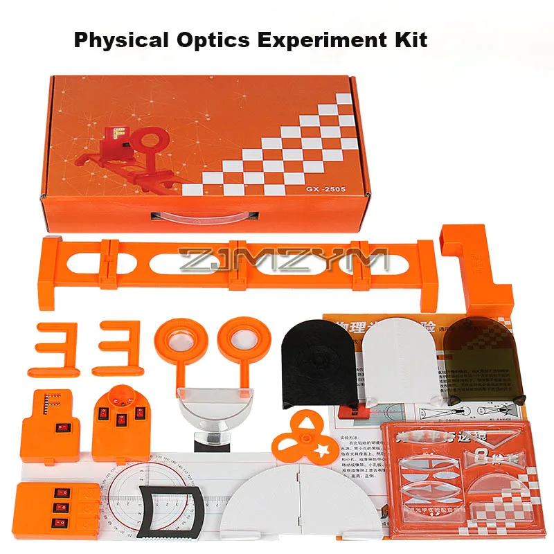 Geometric Optics Physics Experiment Set Experimental Tools Set Equipment Tools Convex Concave Lens Light