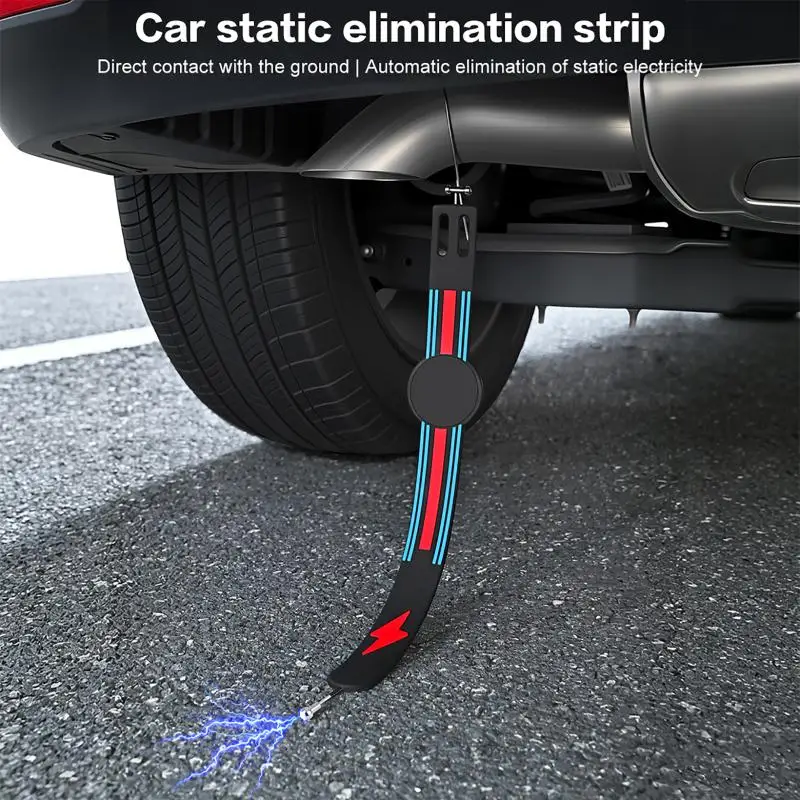 【xxx】Car Anti Static Grounding Strap Eliminates Shock & Discharge Easy Install Earth Strap For Safe Driving, Vehicle Truck RV