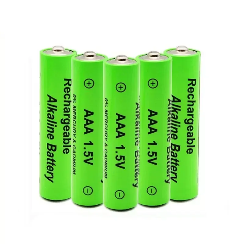 Rechargeable Alkaline Battery 1.5V AA 3800mAh AAA 3000mAh High Capacity for Home Office Daily Use Devices