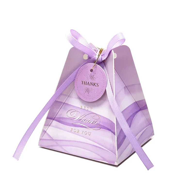 

Gift Box for Choolate Candy Packaging Paper Thank You Bags Romance Sweet Love Blue Small Boxes for Gifts Wedding Party Favors