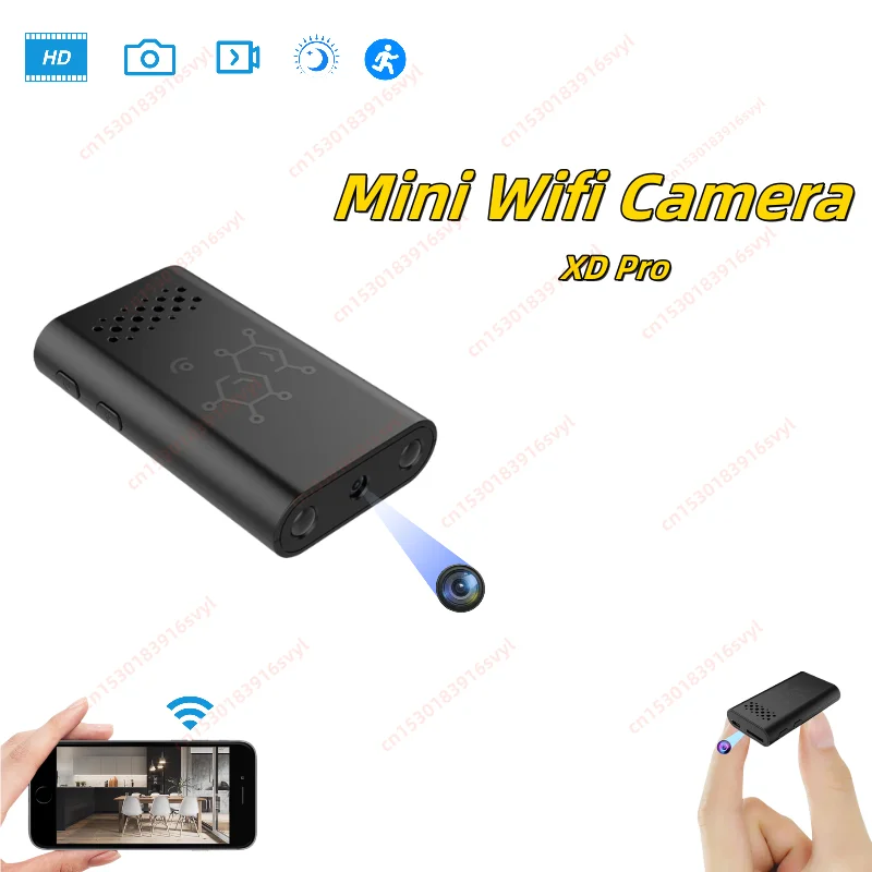 1080P HD smallest mini camera wifi ip webcam remote monitoring small camcorders Infrared night vision motion detection espia cam