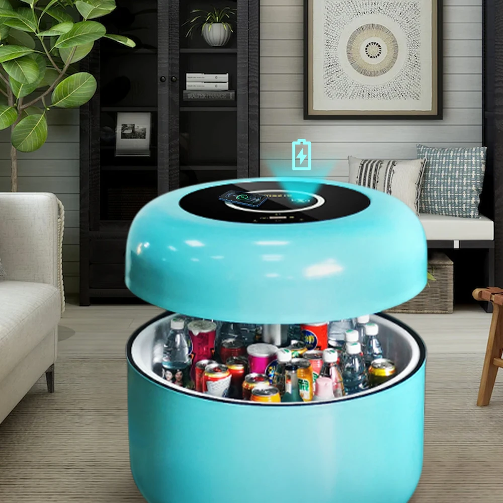 Latest Modern Multifunction Coffee Table Smart Up lift Styling BT Speaker Coffee Dining Table Smart Round