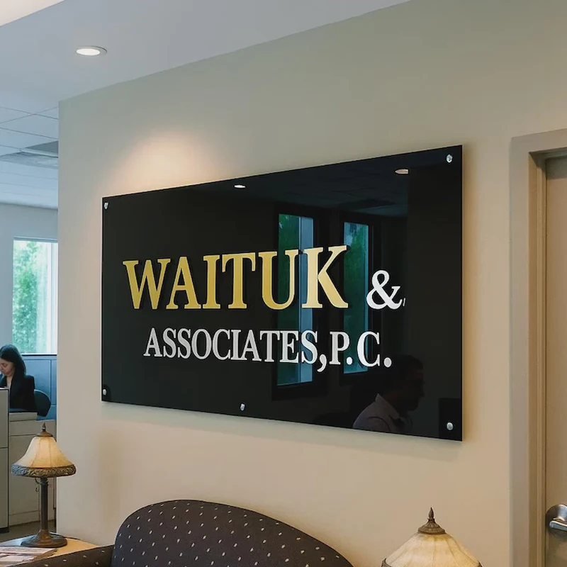 

Custom Sign 3D Acrylic Business Sign Logo Beauty Salon Logo Signboard Wall Decor Plaque Personalized Office Logo Wall Sign