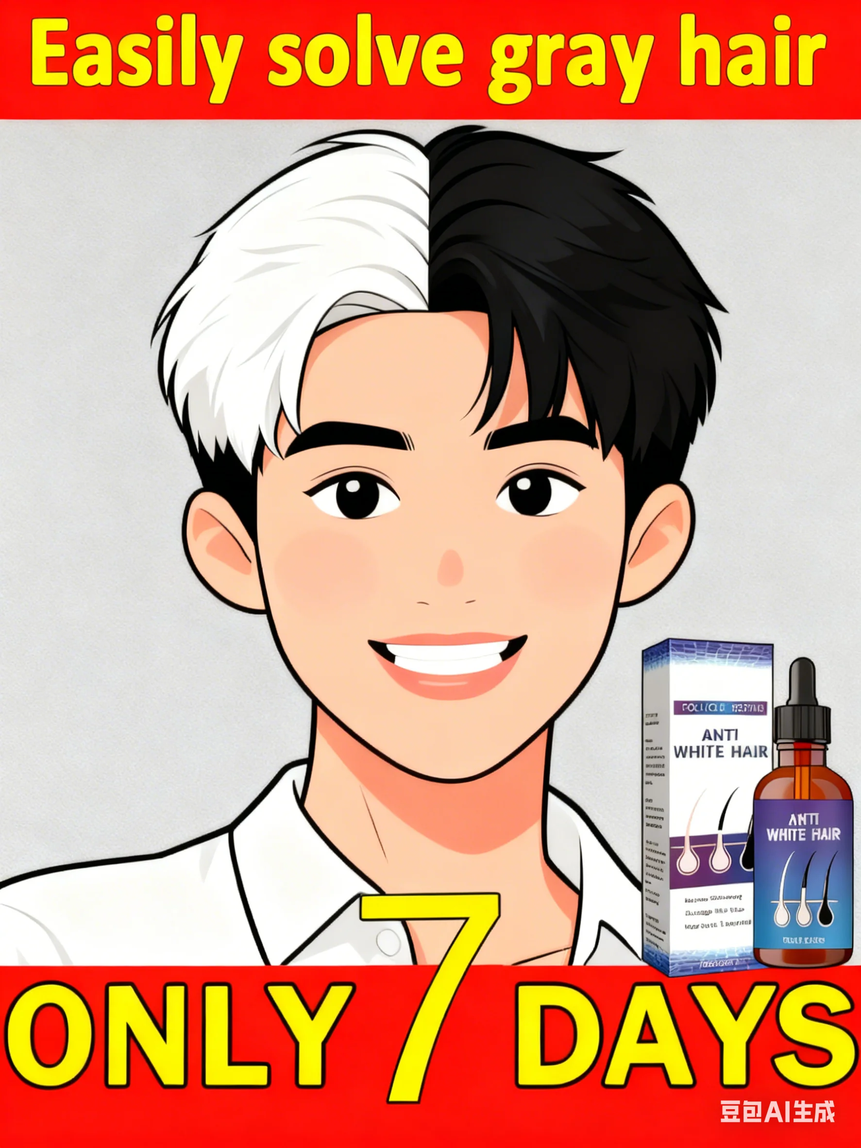 

Масло для волос 3-го от серого до черного цвета, уменьшает преждевременное градание, питает фолликул, восстанавливает натуральный черный пигмент, затемняет седые/белые волосы