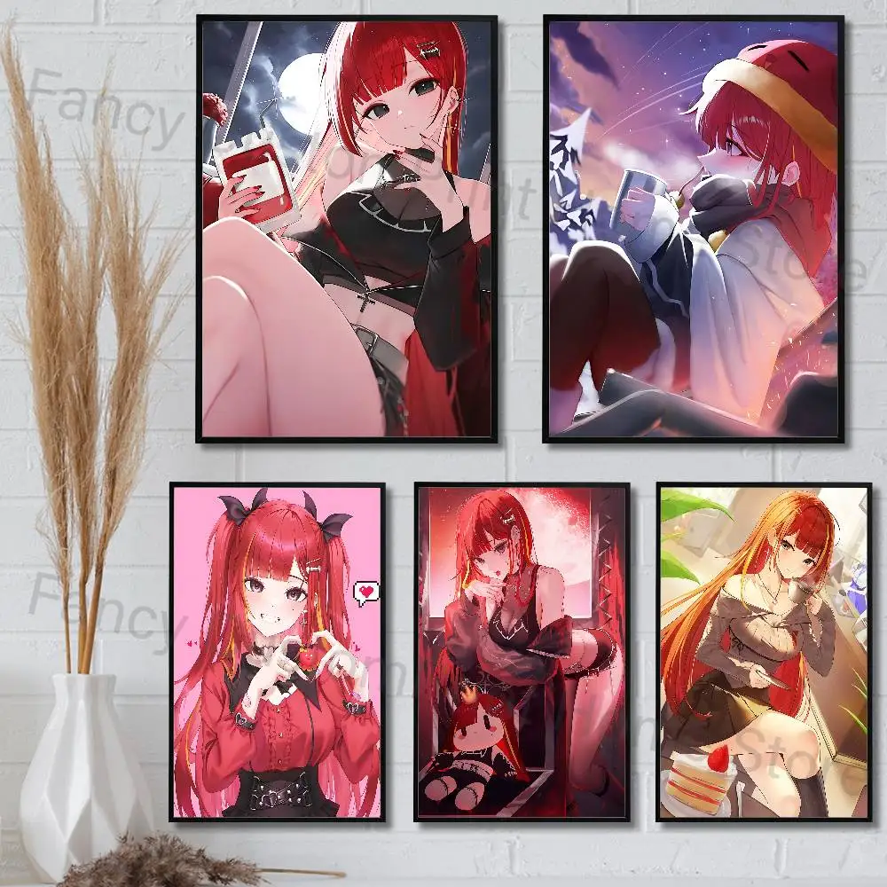 

-Akane L-Lize Singer Anime Wall Art Canvas Painting Poster For Living Room Home Decor Decoration Picture
