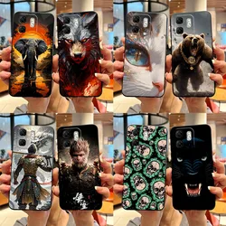 For Infinix Smart 9 X6532 Case Infinix Hot 50i X6531 Black Myth Wukong Matte TPU Soft Protective Cover Smart9 Hot50i Phone Case