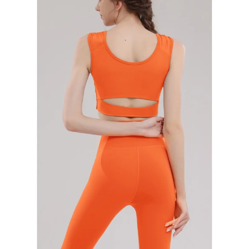 مجموعة سترة التجاعيد للنساء، حمالة صدر مقاومة للصدمات، تشكيل مزاجه، رياضة الجري، مجموعة سراويل اللياقة البدنية