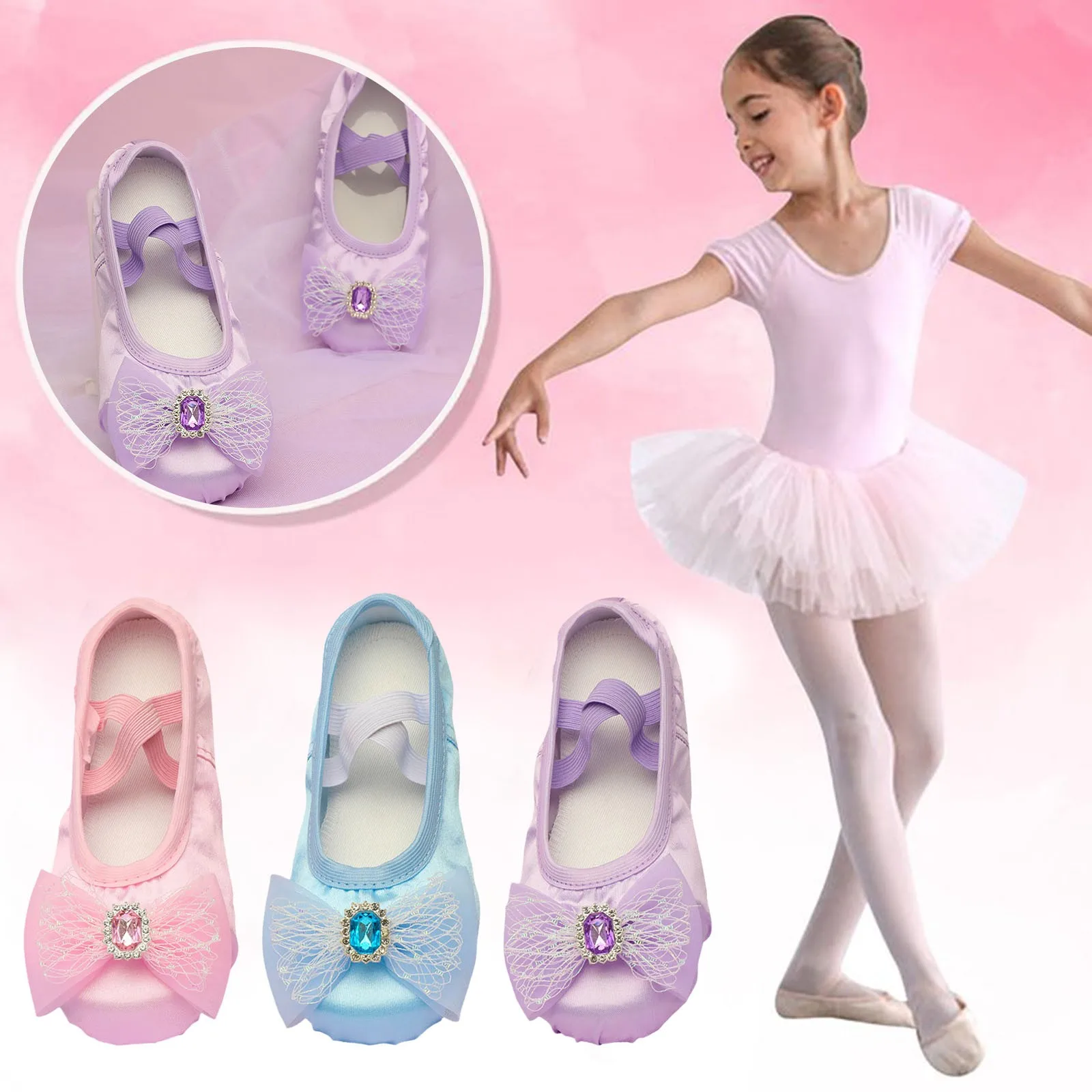 Shoes for Big Girl Children Shoes Dance Shoes Warm Dance Ballet Performance Indoor Shoes Yoga Dance Shoes Shoes Youth 4 - Image 3
