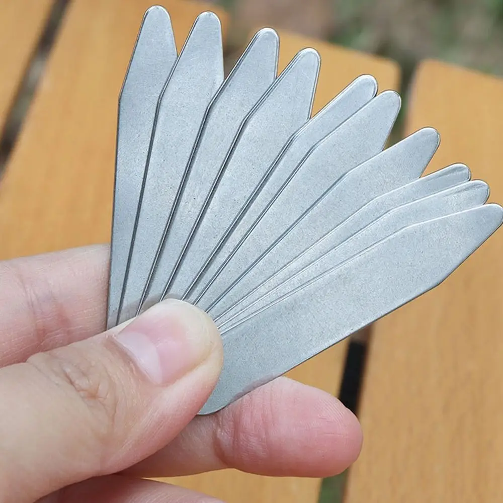 40Pcs Anti-roll Stainless Steel Collar Stiffeners Collar Shaper Fixed Pads Magnetic Collar Stiffeners 55-75mm view 4