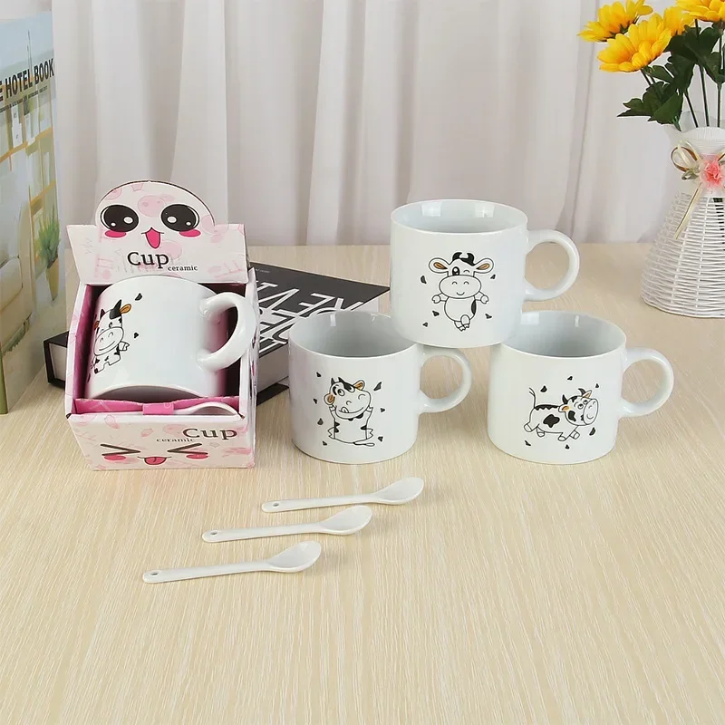 

300Ml Cartoon Ceramic Milk Coffee Mug Mug Home Office Universal Daily Drinking Water Tea Cappuccino Mugs Cups Cup