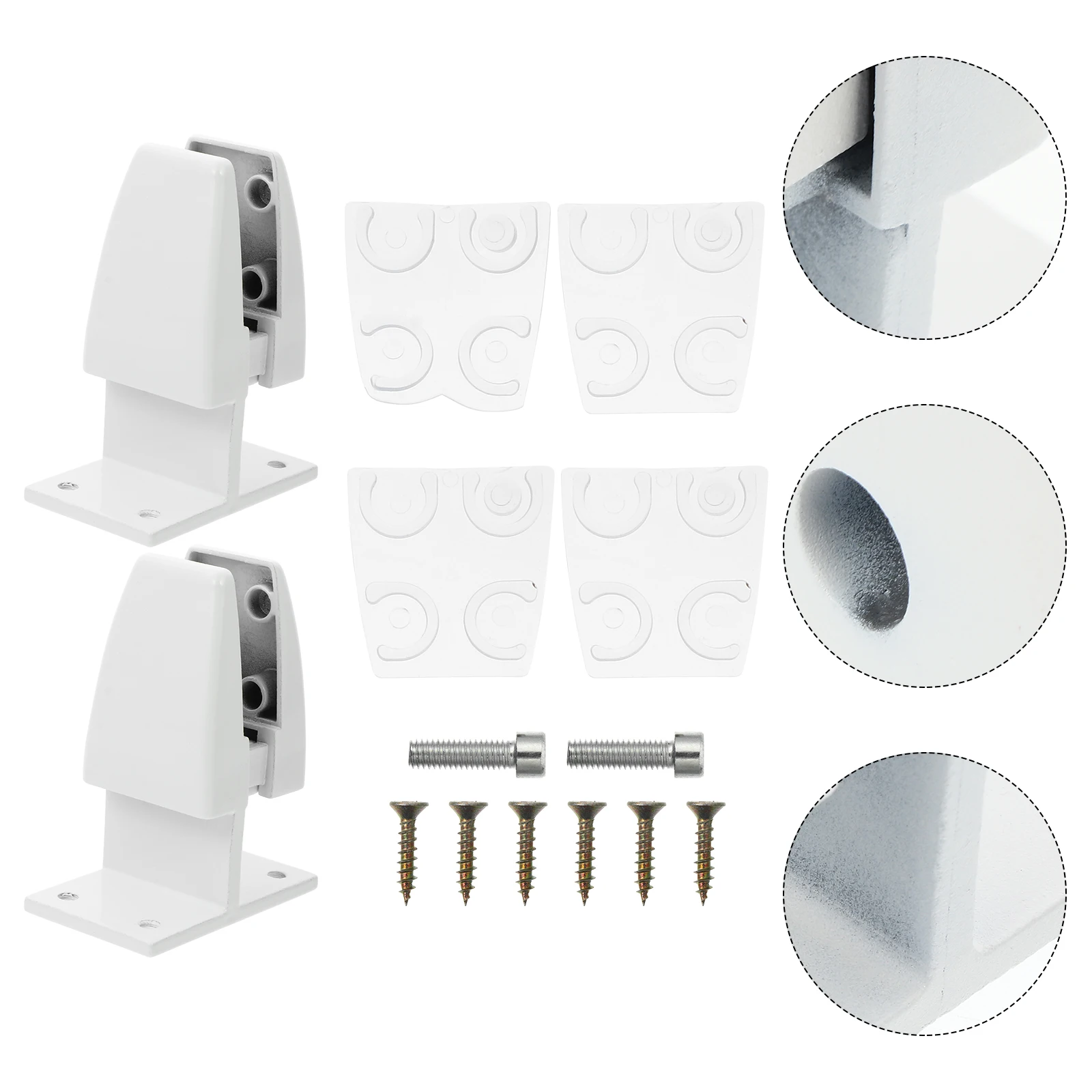 

2 Pcs Office Desk Desktop Privacy Panel Screen Clips Divider Clamp Clamp-on Partition