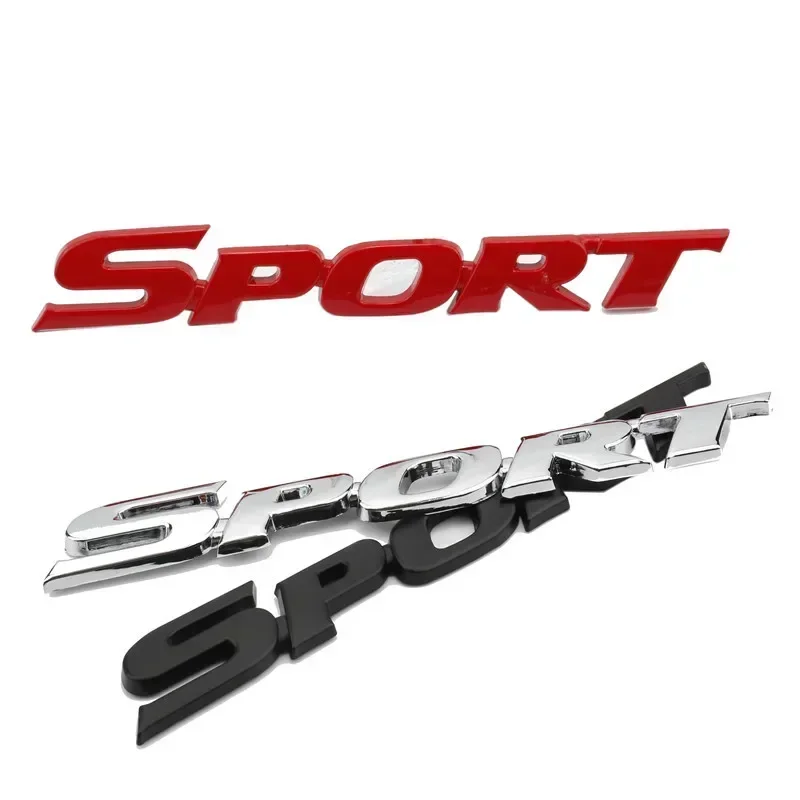 3D โลหะกีฬาโลโก้ Fender Emblem ด้านหลังป้ายสติกเกอร์สําหรับ Toyota Highlander Yaris Corolla Camry CHR รถอุปกรณ์เสริม