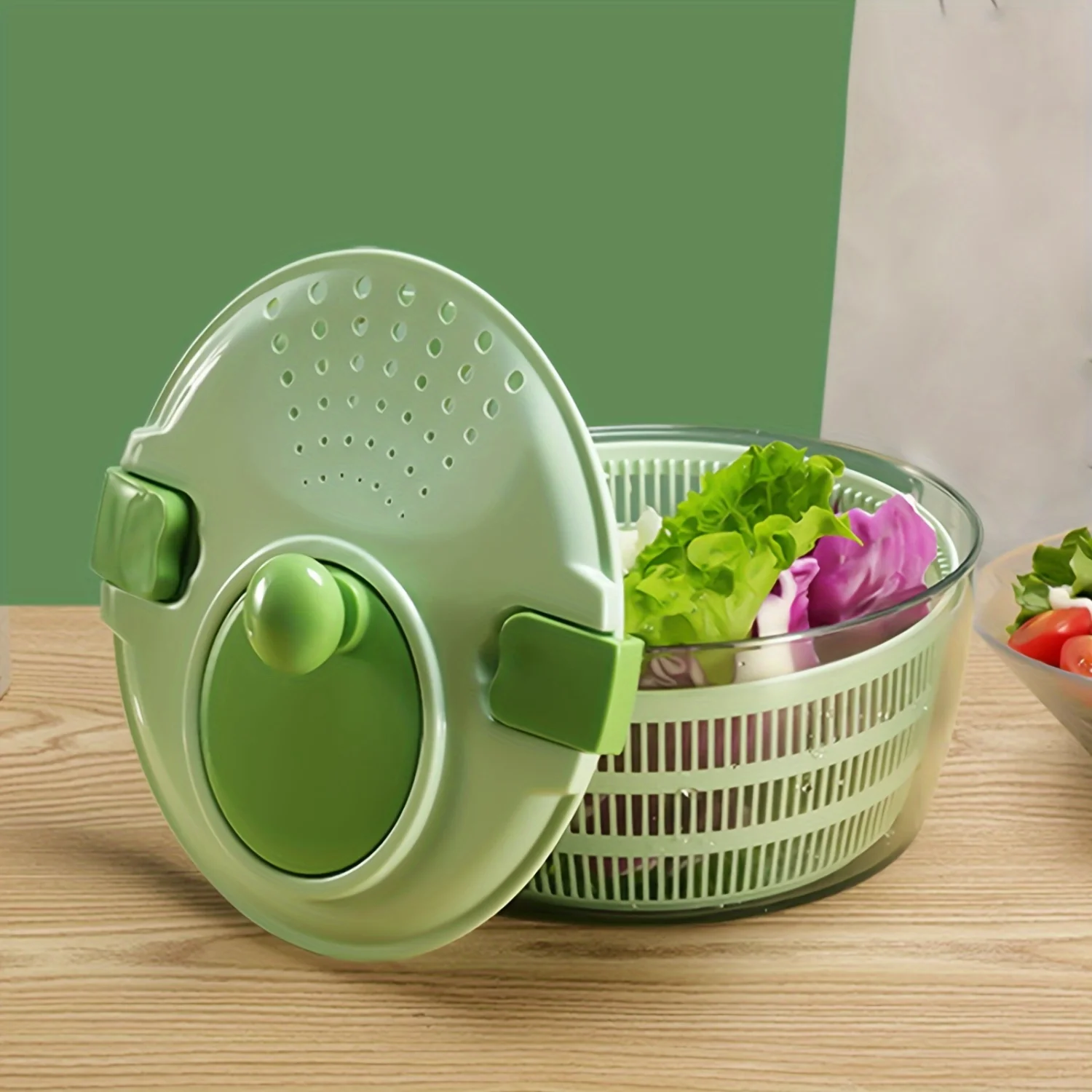 

Vegetables Dryer, Salad Spinner, Fruits Basket, Vegetables Washer Dryer, Fruit Drainer, Lettuce Spinner, Drain Basket, Colander