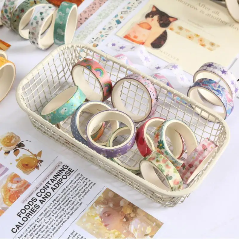5pcs/lot Cherry Star Style Decorative Tape Cute Cartoon Creative Washi Tape School Stationery