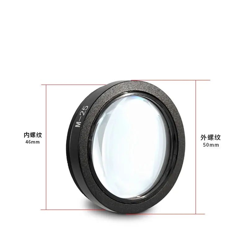 0.5X 0.7X 1.0X เสริมวัตถุเลนส์กล้องจุลทรรศน์เลนส์กล้องถ่ายรูปสำหรับกล้องจุลทรรศน์สเตอริโอ Trinocular ป้องกันฝุ่น Barlow เลนส์